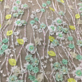 Green Beaded Wedding lace, Pekerjaan Tangan